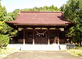 山の神社跡（市内勝立）