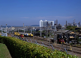 三池炭鉱専用鉄道を望む